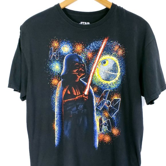 thumbnail image 2 of Men's Star Wars Darth Vader AT-AT Walker Graphic T-Shirt - 100% Cotton, Officially Licensed 2 of 10